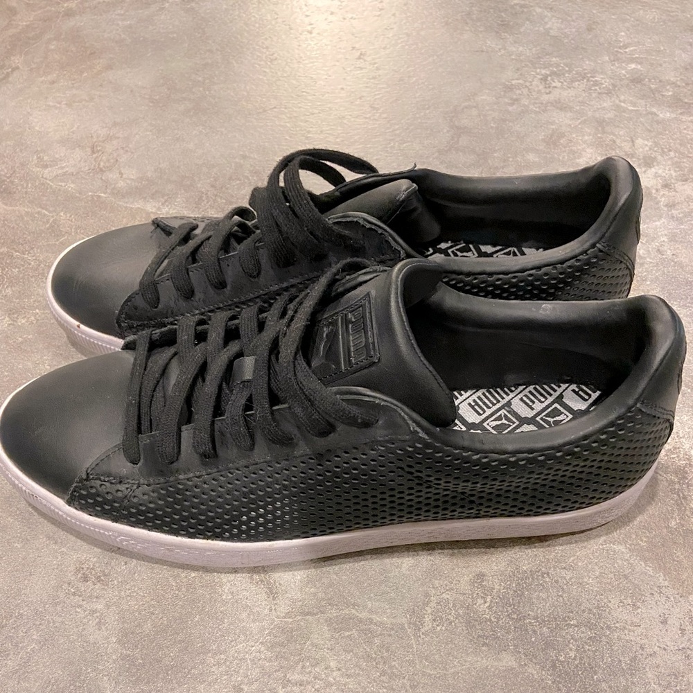 Puma Low Top Sneaker - Size US 13 - Black/White